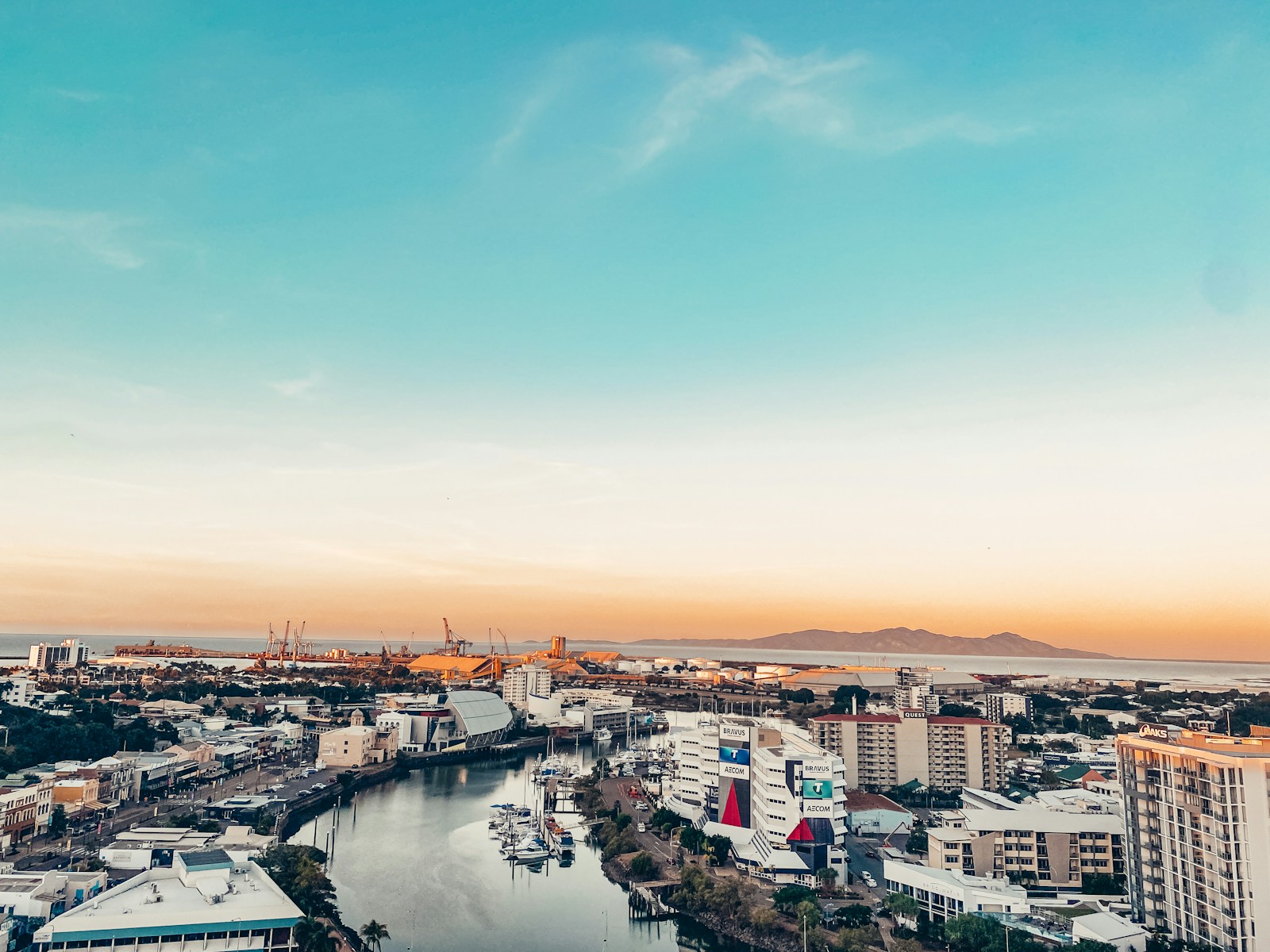 Townsville skyline, Australia for Tel IT local business services